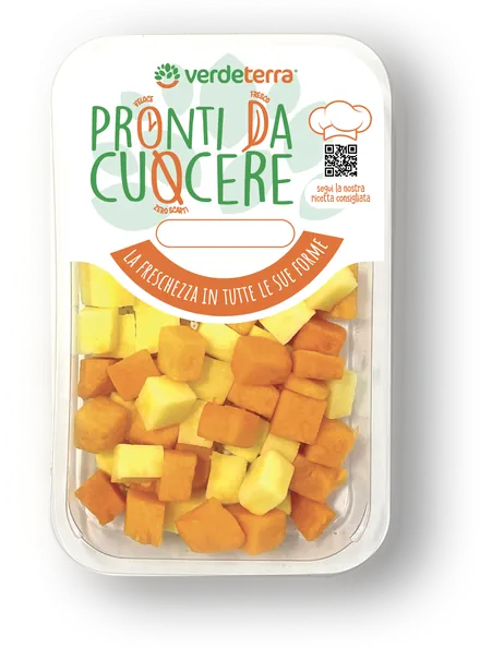 Patate e zucca a cubetti