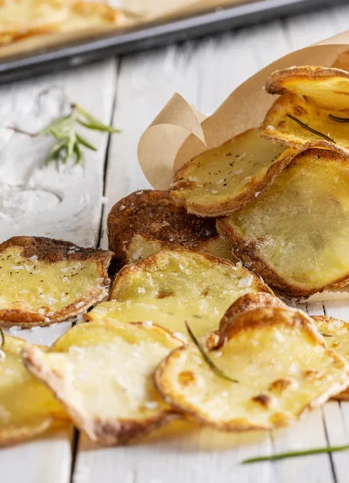 Patate chips al forno
