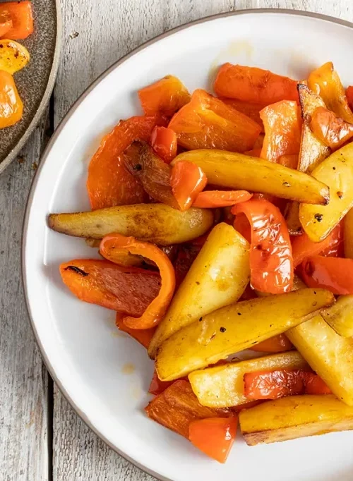 Patate e peperoni