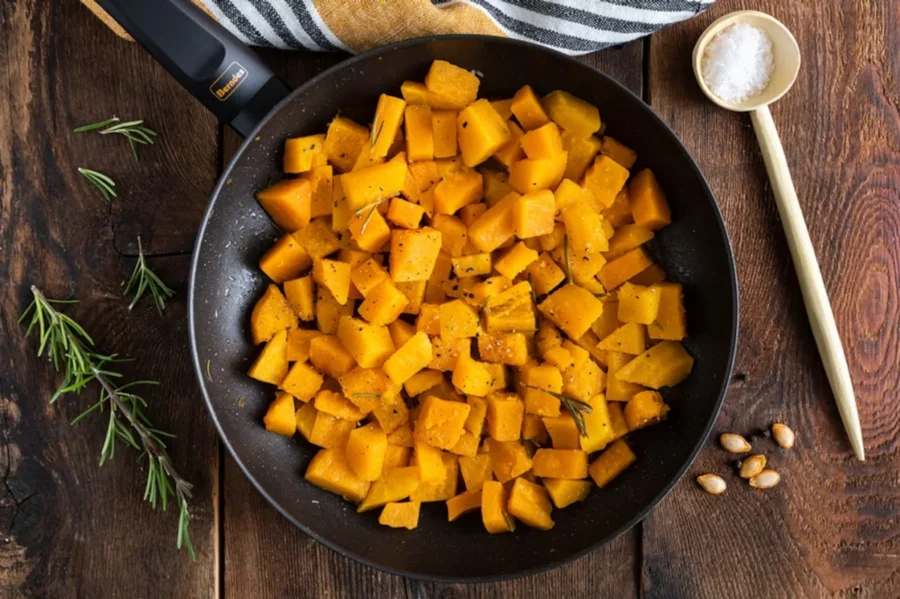 Zucca in padella